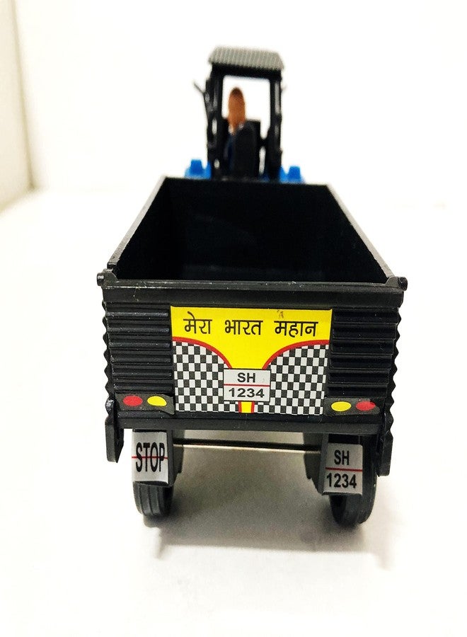 Shinsei Toy Car for Kids-Model-Tractor with Trolley-Pull Back Action-Made in India-for Boys and Girls Above 3 Years-(Colour May Vary) (Tractor with Trolley) - Image 3